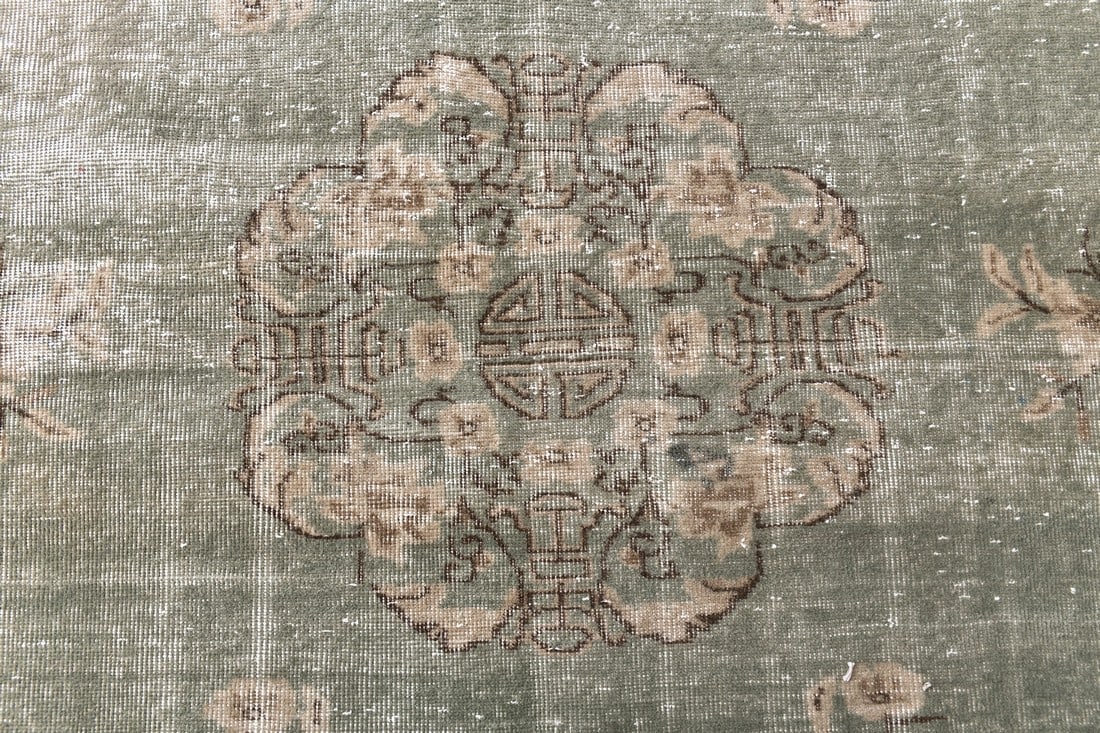 6'7'' x 9'9'' Turkish Vintage Runner Rug - 240643 - 5