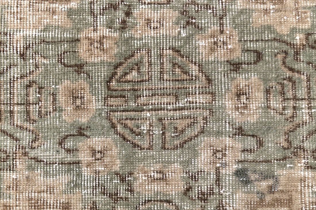 6'7'' x 9'9'' Turkish Vintage Runner Rug - 240643 - 6