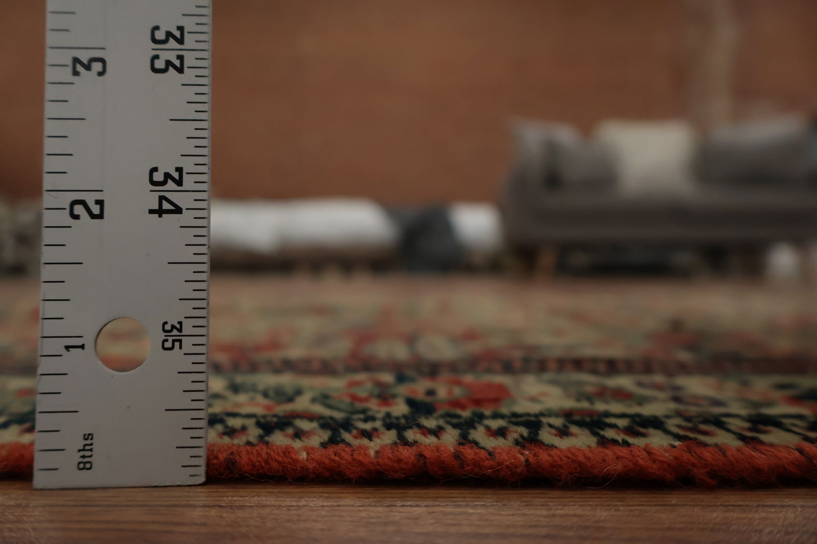 Pre-1900 Antique Senneh Persian Rug 4x6 for Any Living Space Decor - 16