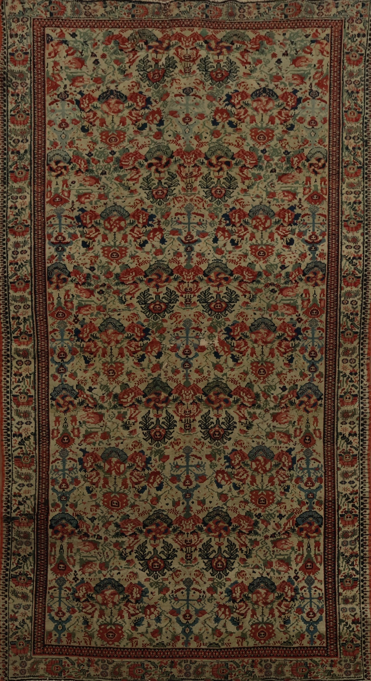 Pre-1900 Antique Senneh Persian Rug 4x6 for Any Living Space Decor (1 of 19)