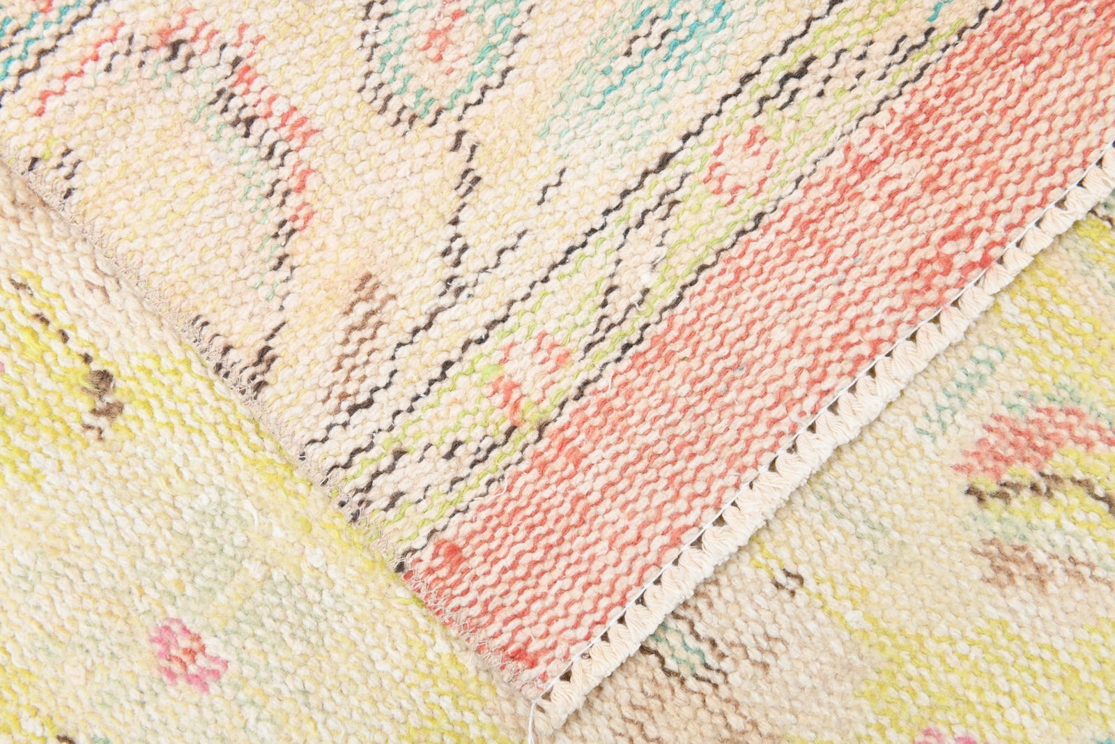 2'5'' x 9'8'' Handmade Vintage Wool Rug - 7137 - 14