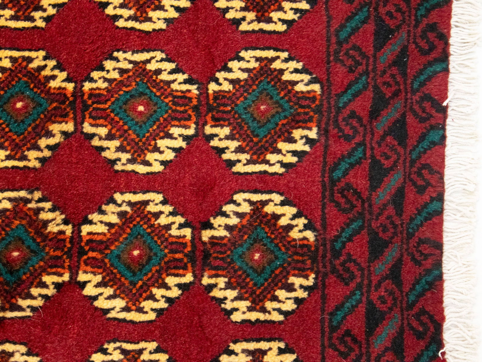 Vintage Red Tribal 3'3X6'4 Balouch Persian Rug - 10