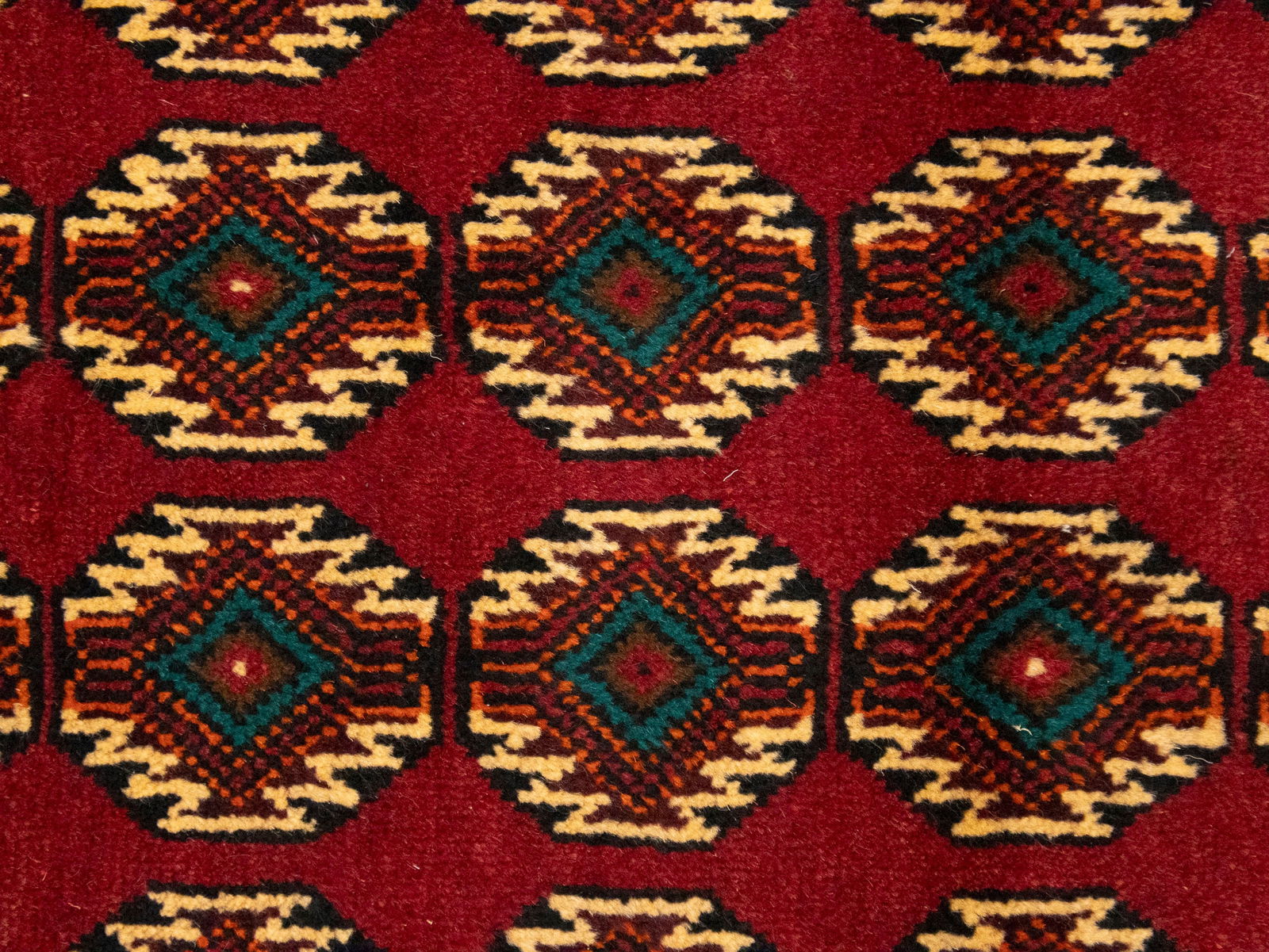 Vintage Red Tribal 3'3X6'4 Balouch Persian Rug - 8