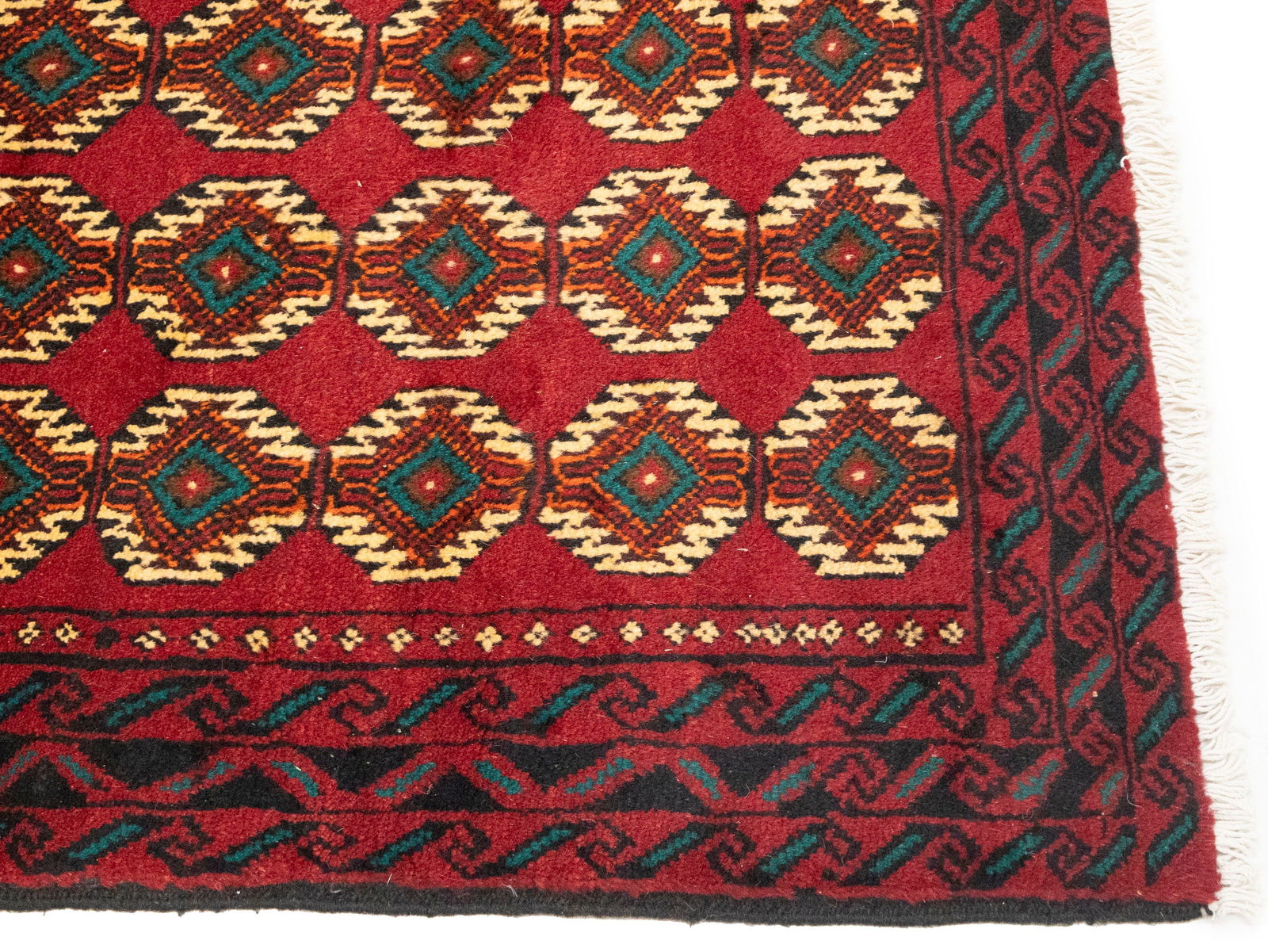 Vintage Red Tribal 3'3X6'4 Balouch Persian Rug - 9