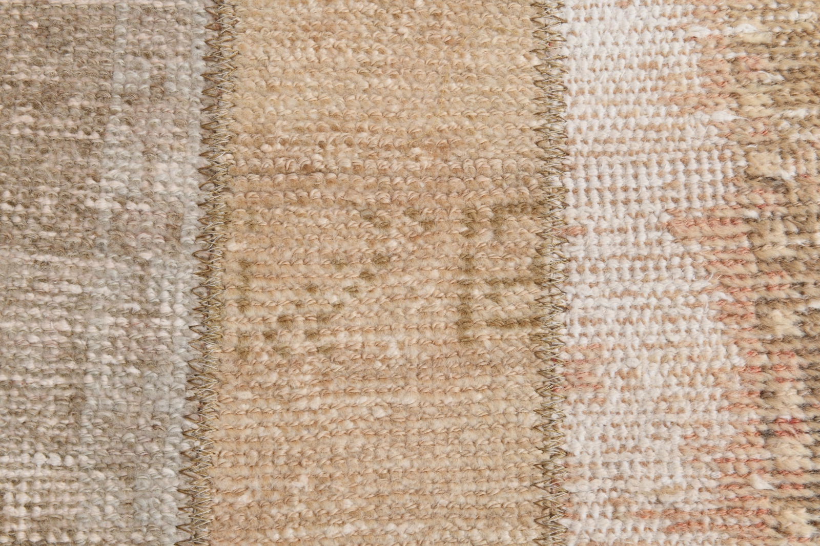 1'11'' x 8'6'' Handmade Vintage Wool Rug - 21349 - 12