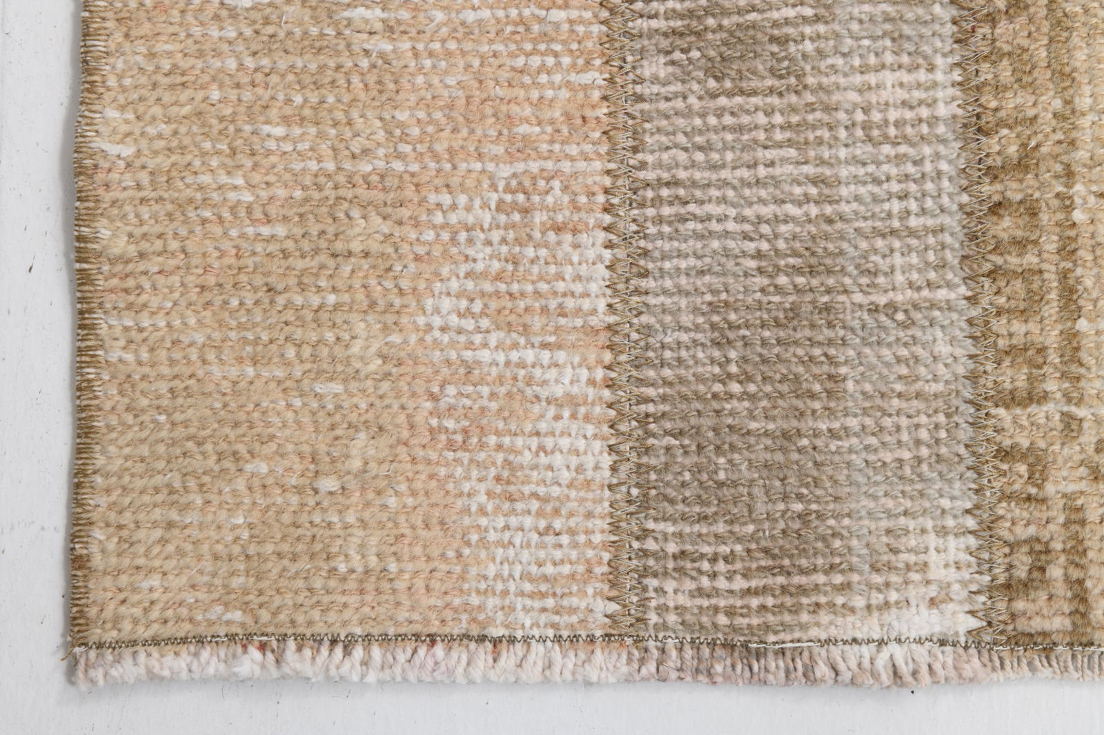 1'11'' x 8'6'' Handmade Vintage Wool Rug - 21349 - 15