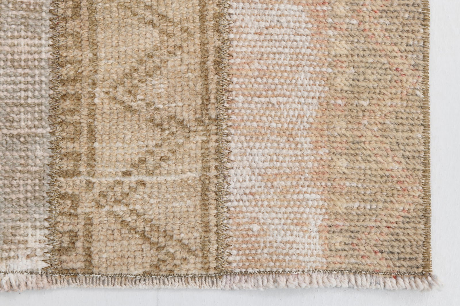 1'11'' x 8'6'' Handmade Vintage Wool Rug - 21349 - 16