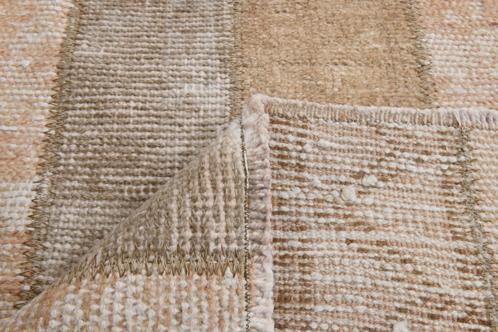 1'11'' x 8'6'' Handmade Vintage Wool Rug - 21349 - 18