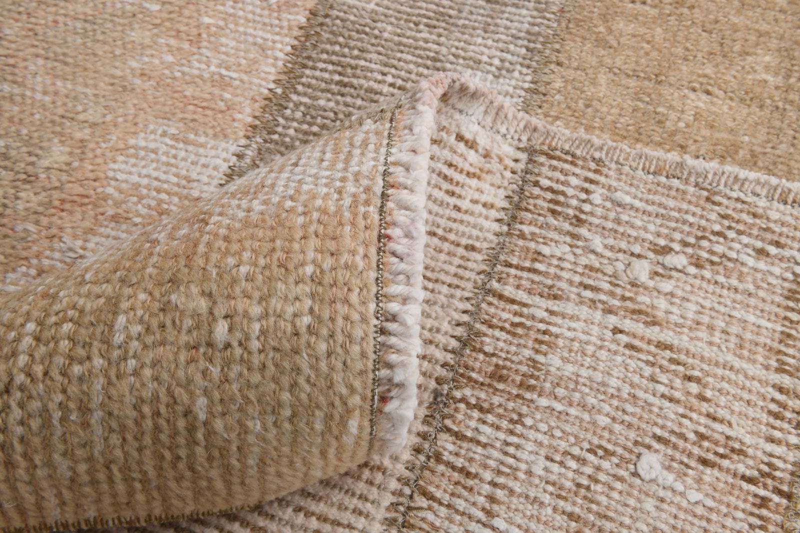 1'11'' x 8'6'' Handmade Vintage Wool Rug - 21349 - 19