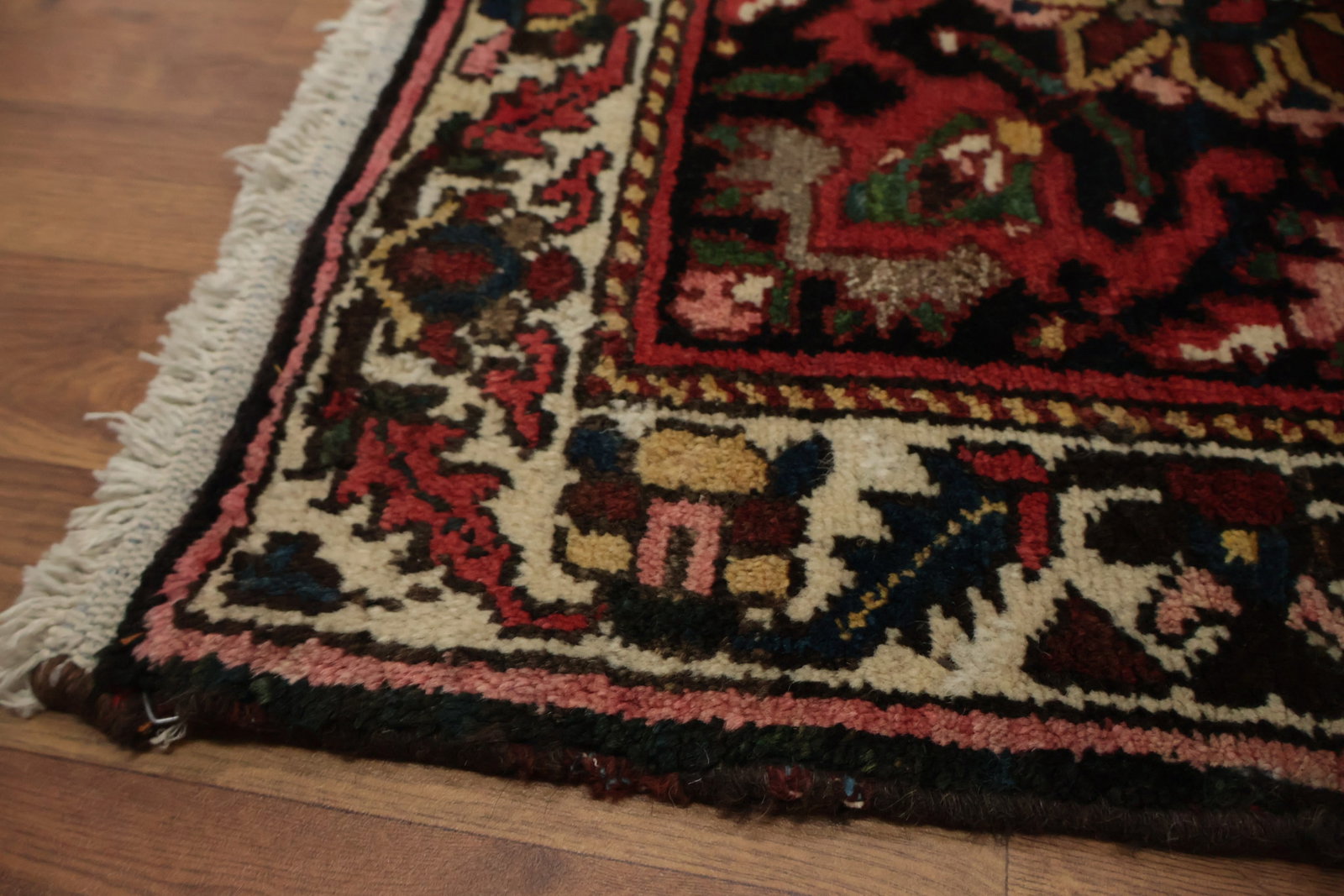 Antique Vegetable Dye Bakhtiari Persian Large Rug 12x17 - 16