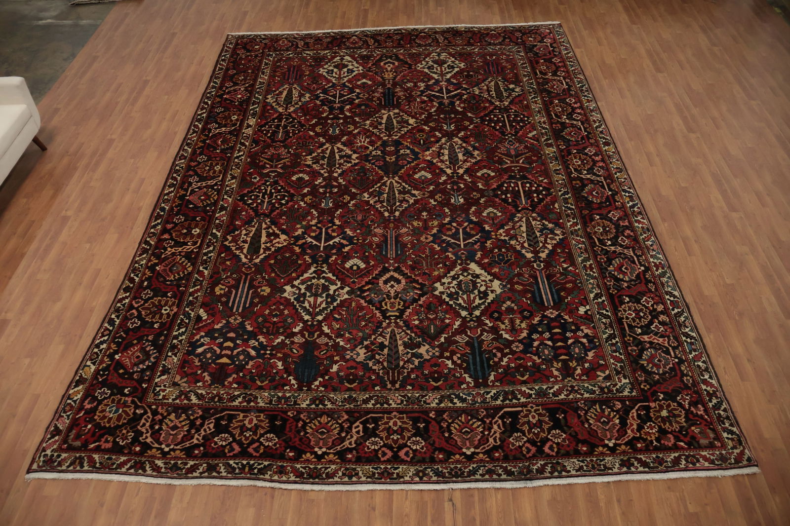 Antique Vegetable Dye Bakhtiari Persian Large Rug 12x17 - 4