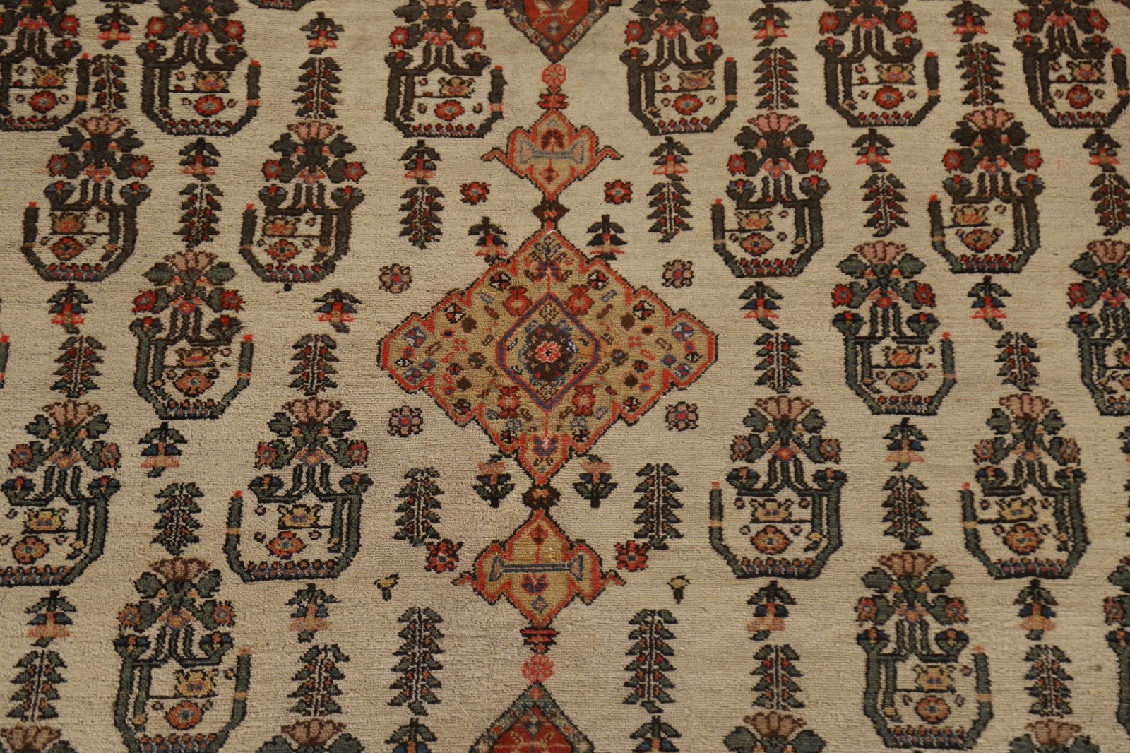 Pre-900 Antique Bakhtiari Vegetable Dye Persian Rug 9x15 - 5
