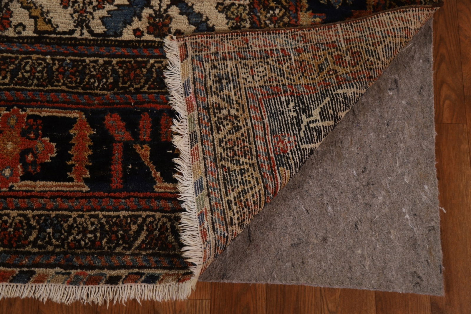 Pre-900 Antique Bakhtiari Vegetable Dye Persian Rug 9x15 - 8