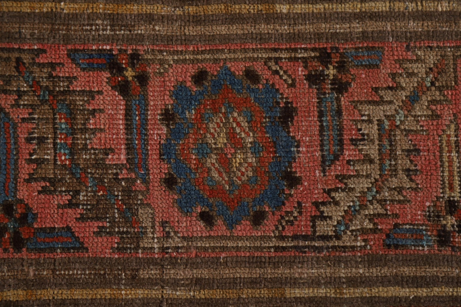 Pre-1900 Antique Heriz Bakhshayesh Vegetable Dye Persian Rug 10x15 - 15