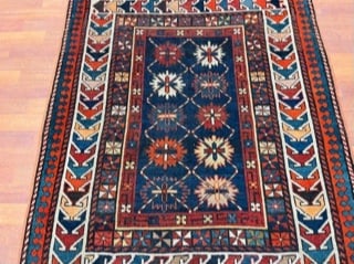 Antique kazak Caucasian Rug-2703 - 3