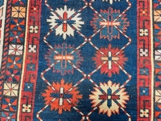 Antique kazak Caucasian Rug-2703 - 6