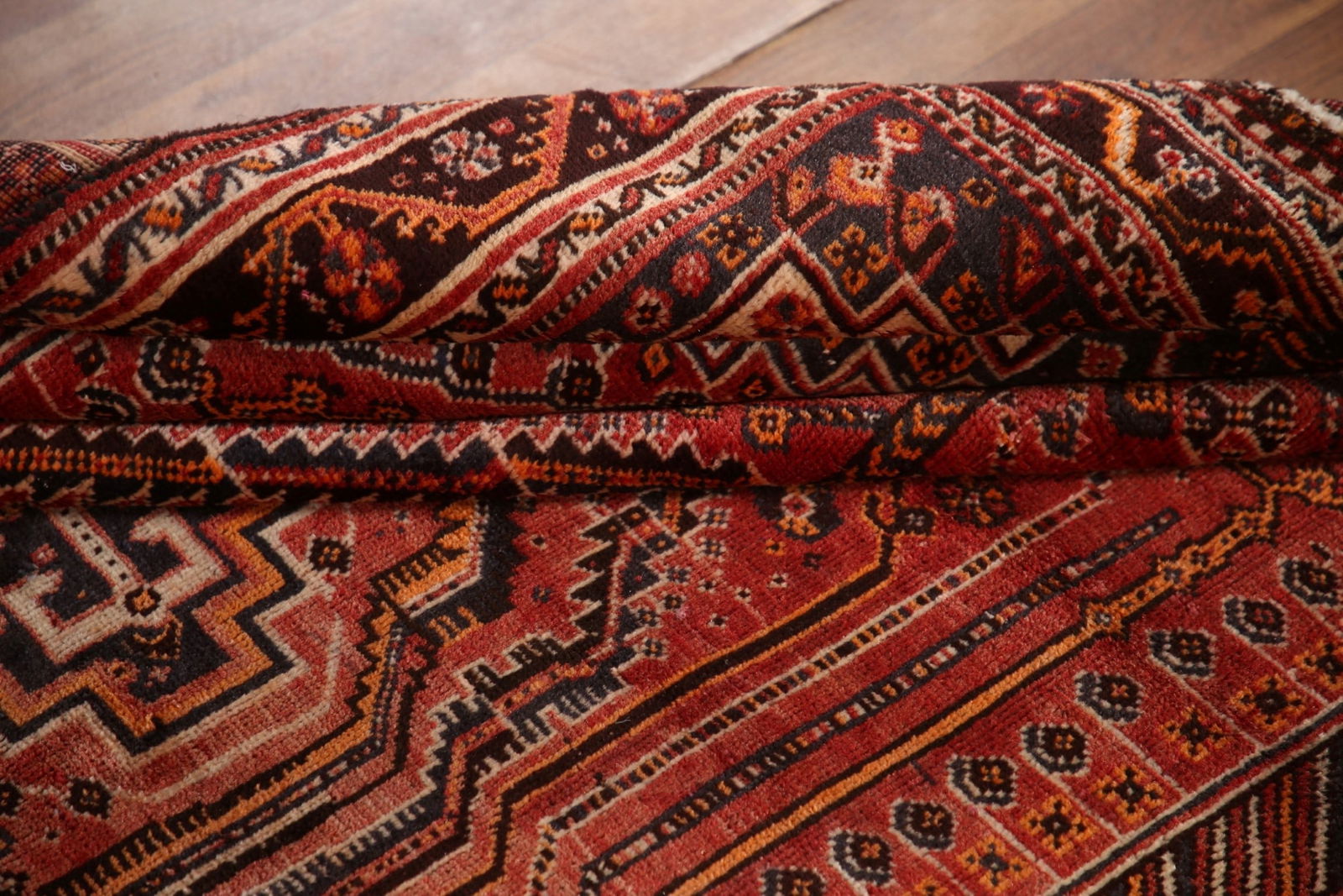 Antique Shiraz Persian Area Rug 5x8 - 16