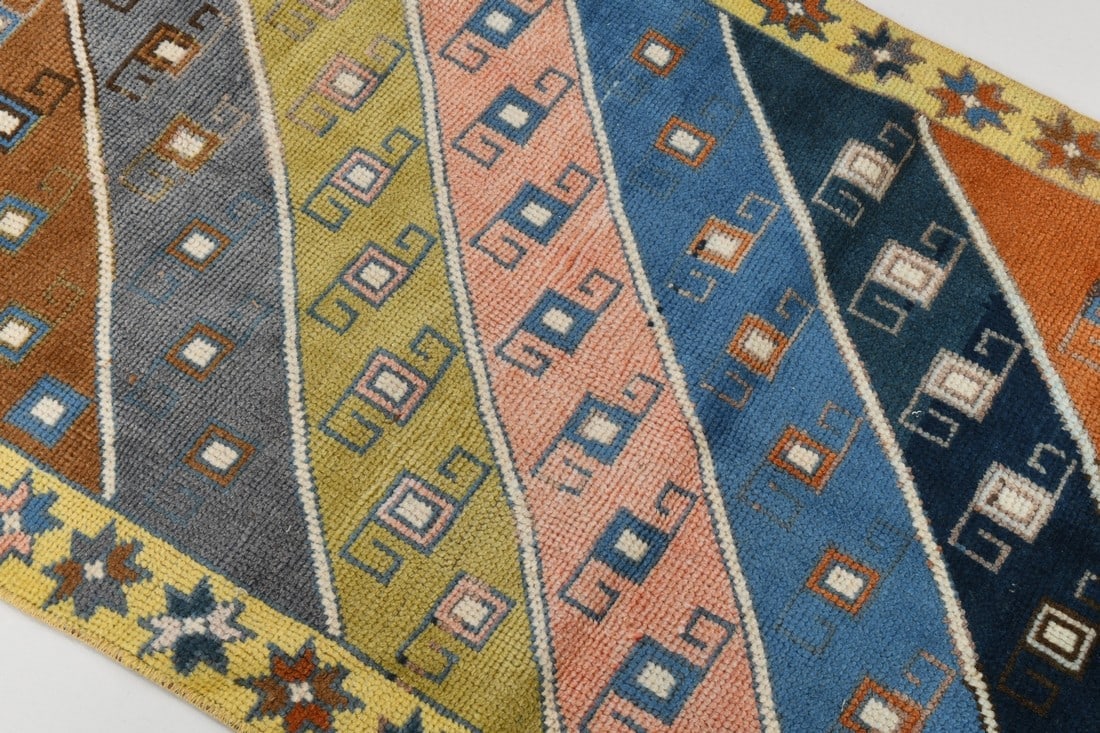 2'6'' x 9'1'' Turkish Vintage Runner Rug - 24767 - 5