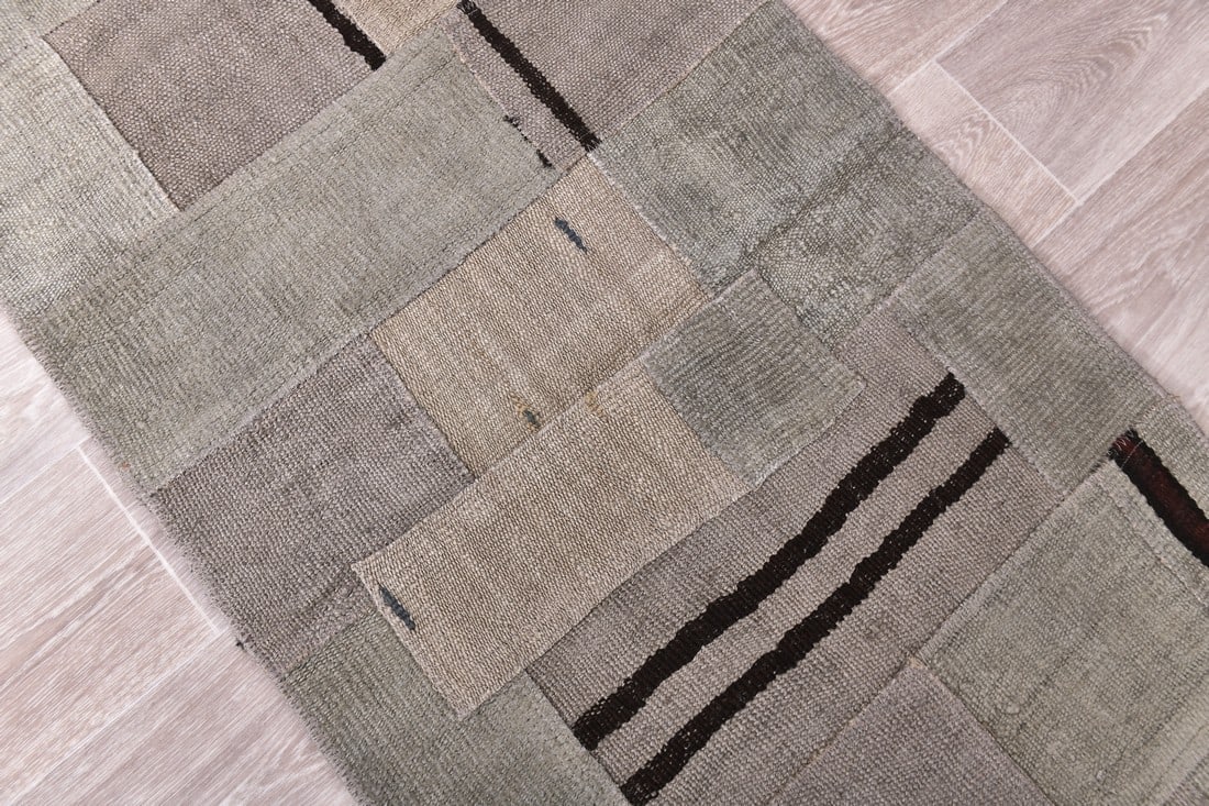 2'0'' x 9'5'' Turkish Vintage Hemp Rug - 240046 - 4