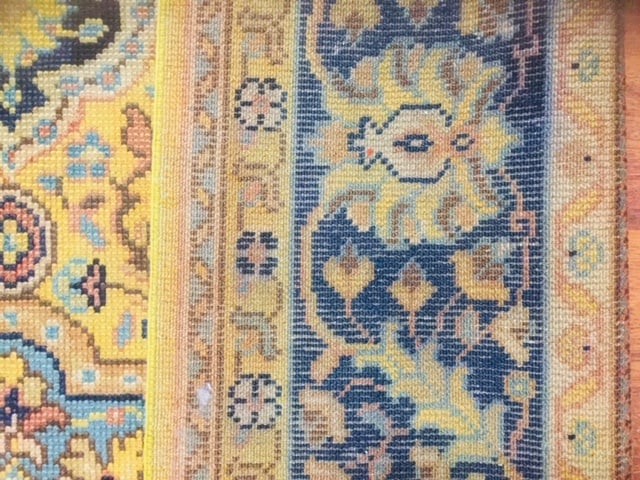 Antique decorative European /Spain rug-695 - 10