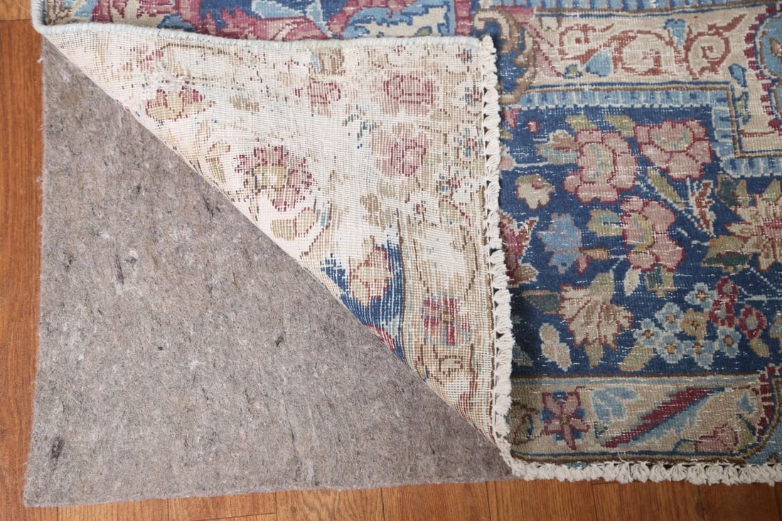 Antique Vegetable Dye Kerman Persian Area Rug 9x13 - 8