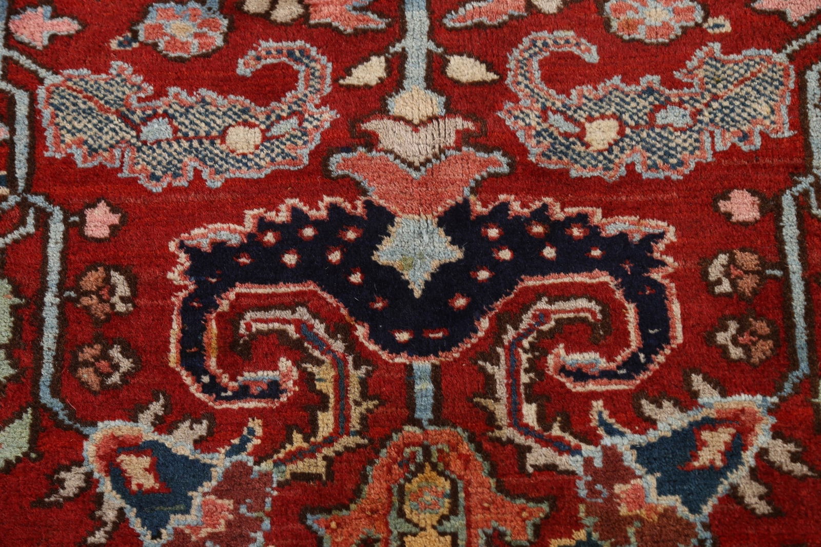 Antique Vegetable Dye Heriz Serapi Persian Area Rug 6x10 - 14