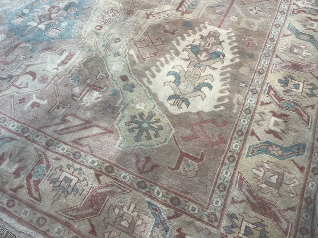 Vintage Large Turkish Ushak Rug-5281 - 8