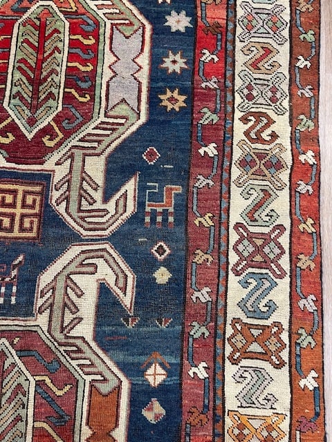 Antique lenkoran Caucasian Runner-3246 - 8