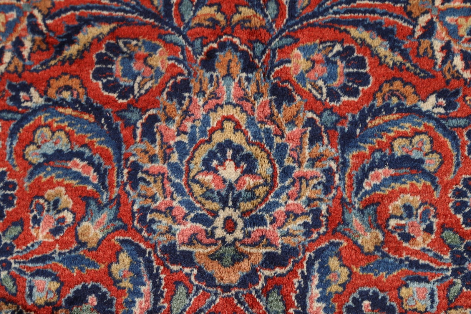 Antique Vegetable Dye Palace Size Kashan Persian Rug 11x21 - 11