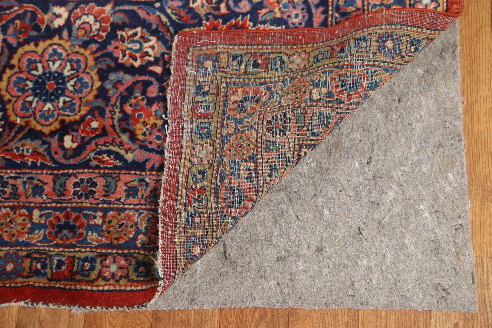 Antique Vegetable Dye Palace Size Kashan Persian Rug 11x21 - 8