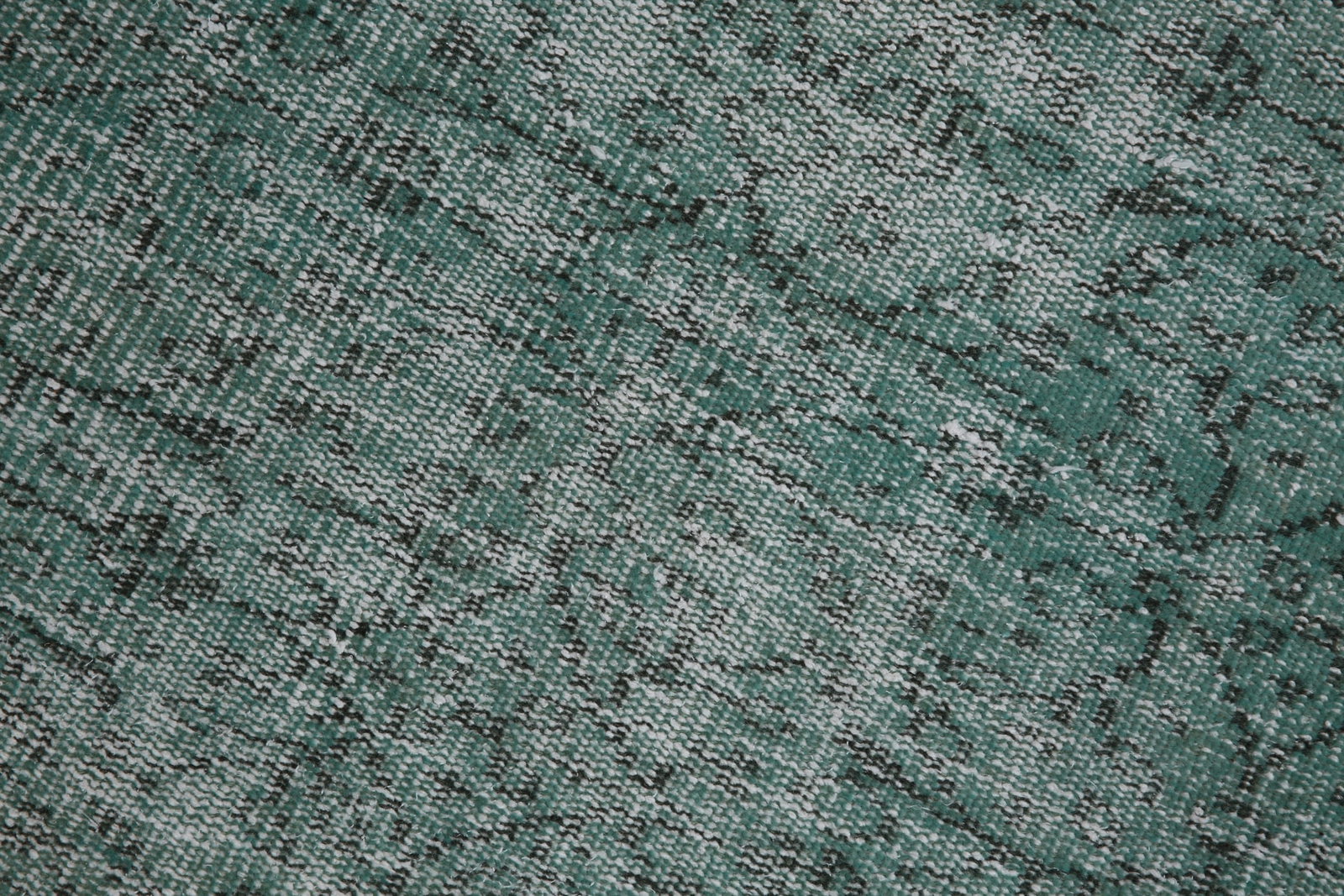 3'1'' x 6'5'' Handmade Vintage Wool Patchwork Rug - 1179 - 5