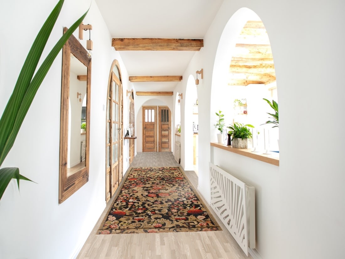 Antique Vegetable Dye Karabakh Runner Rug 3x13 - 2