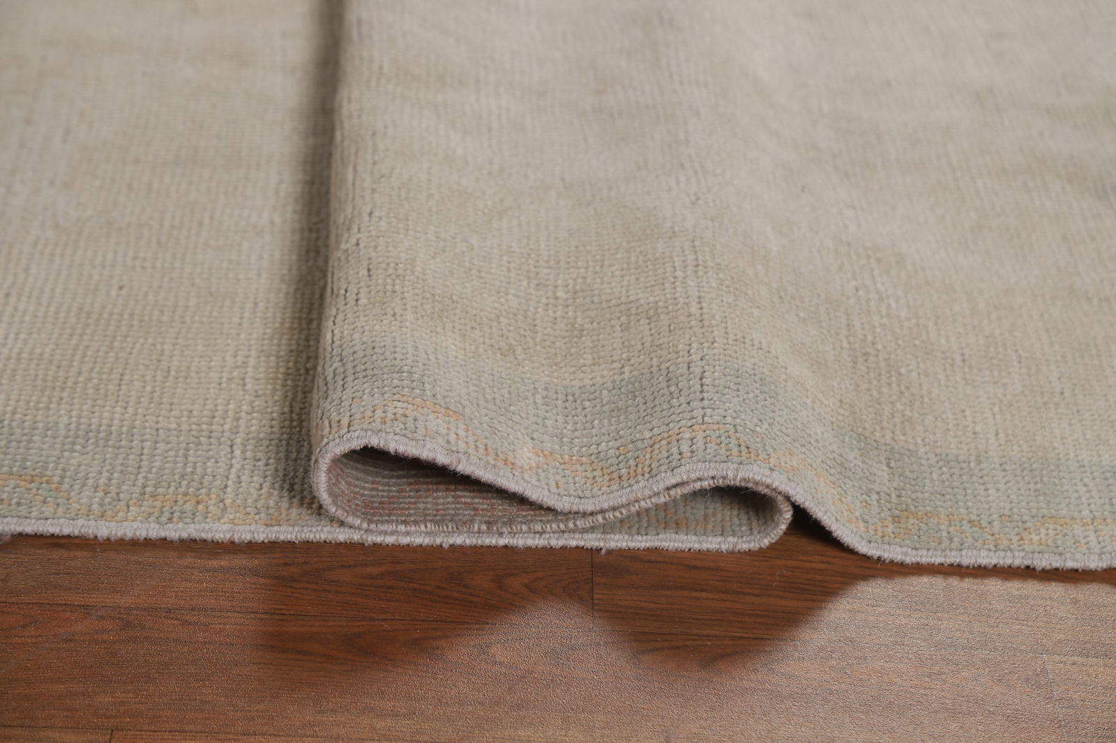 Antique Muted Turkish Oushak Runner Rug 3x36 - 16