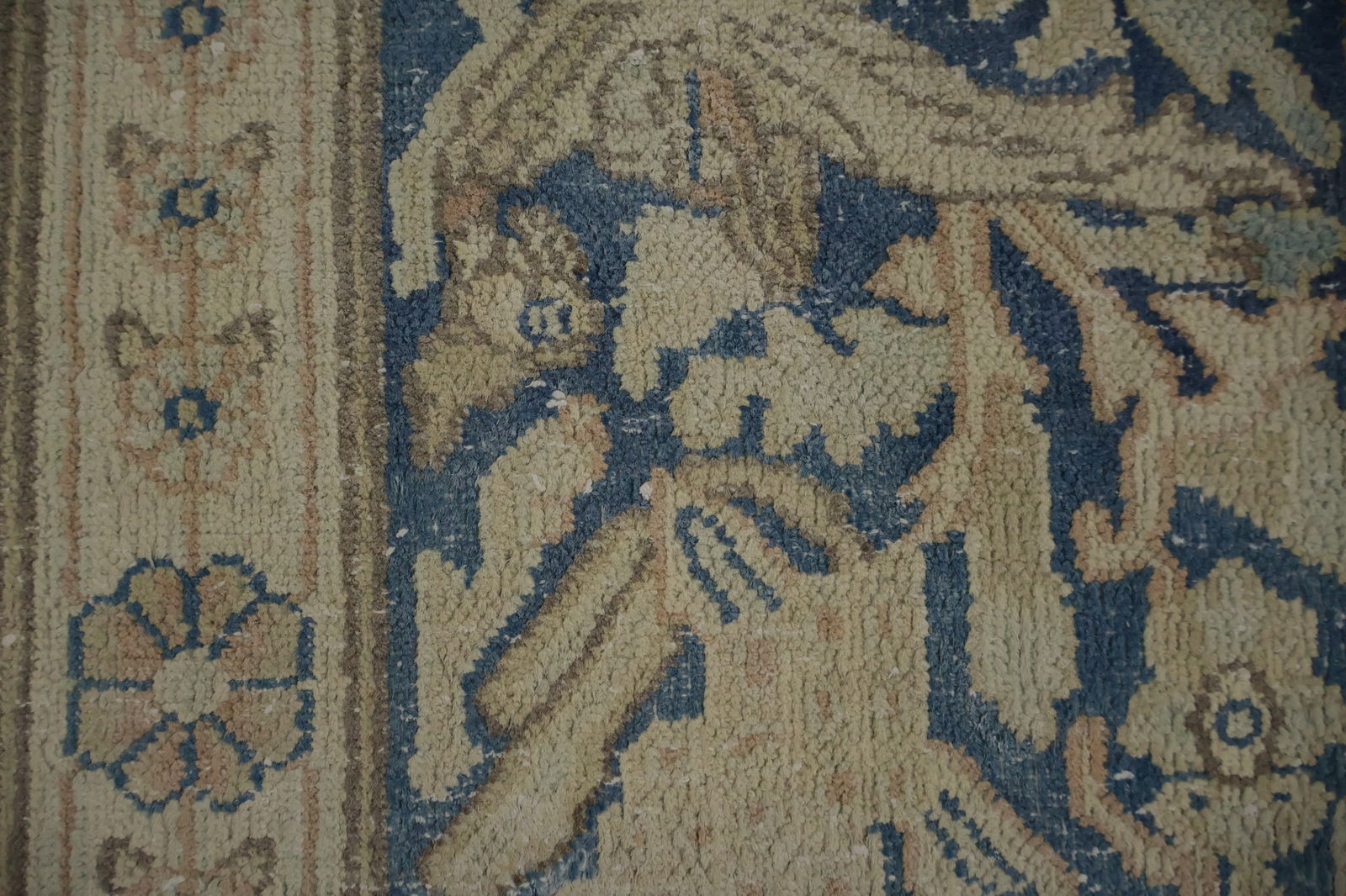 Vegetable Dye Antique Kerman Persian Area Rug 9x13 - 12