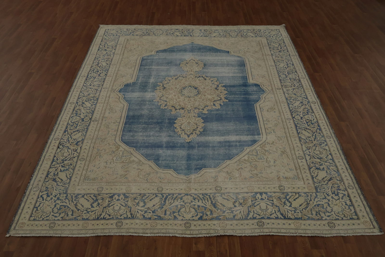 Vegetable Dye Antique Kerman Persian Area Rug 9x13 - 2