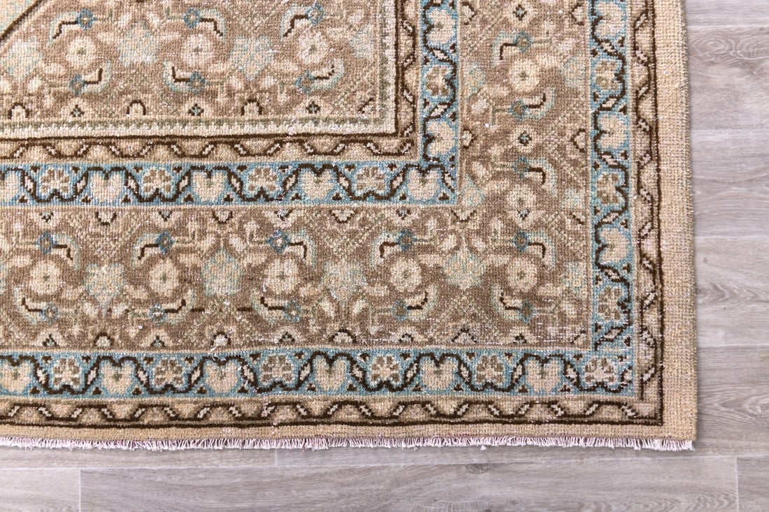 9'8'' x 12'9'' Unique Handmade Vintage Rug - 242588 - 11