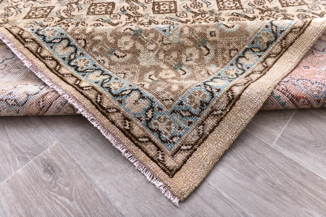 9'8'' x 12'9'' Unique Handmade Vintage Rug - 242588 - 13