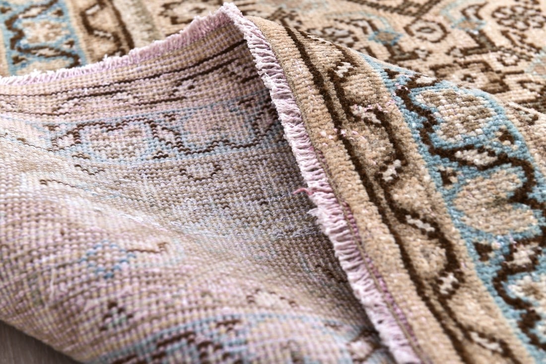 9'8'' x 12'9'' Unique Handmade Vintage Rug - 242588 - 14