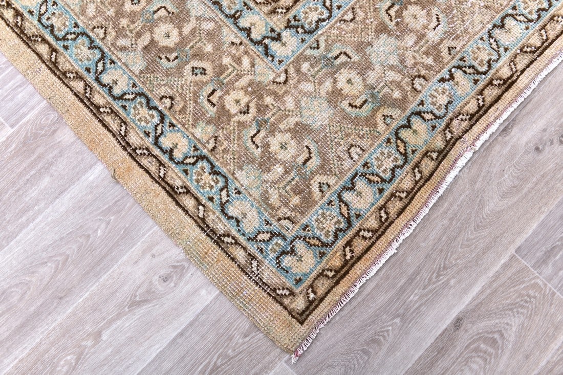 9'8'' x 12'9'' Unique Handmade Vintage Rug - 242588 - 8