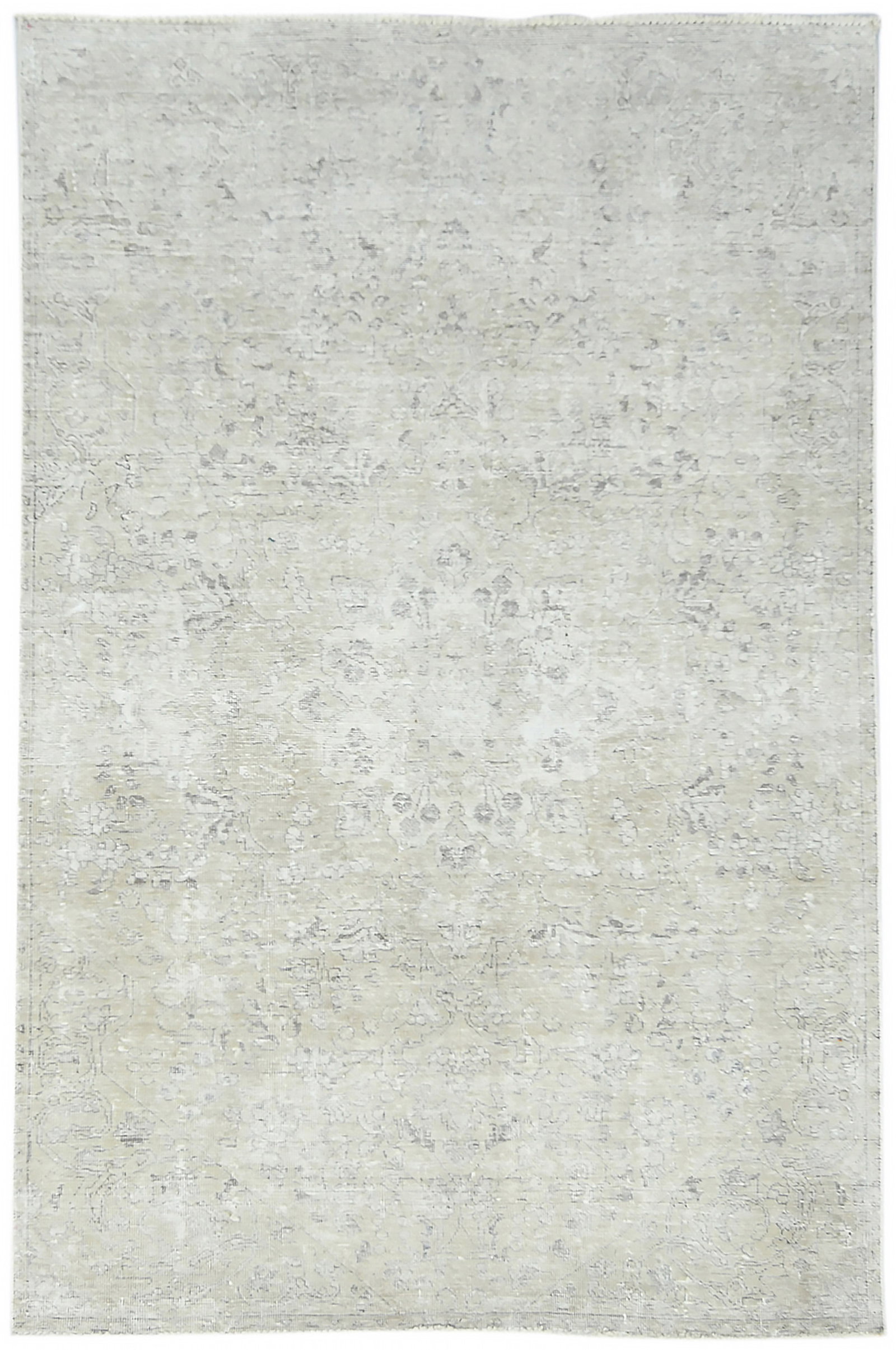 Antique Floral Traditional 5X8 Distressed Vintage Oriental Rug: Title:Antique Floral Traditional 5X8 Distressed Vintage Oriental Rug Description:Hand Knotted 5X8 beige oriental rug made with vegetable dyes (fine wool pile