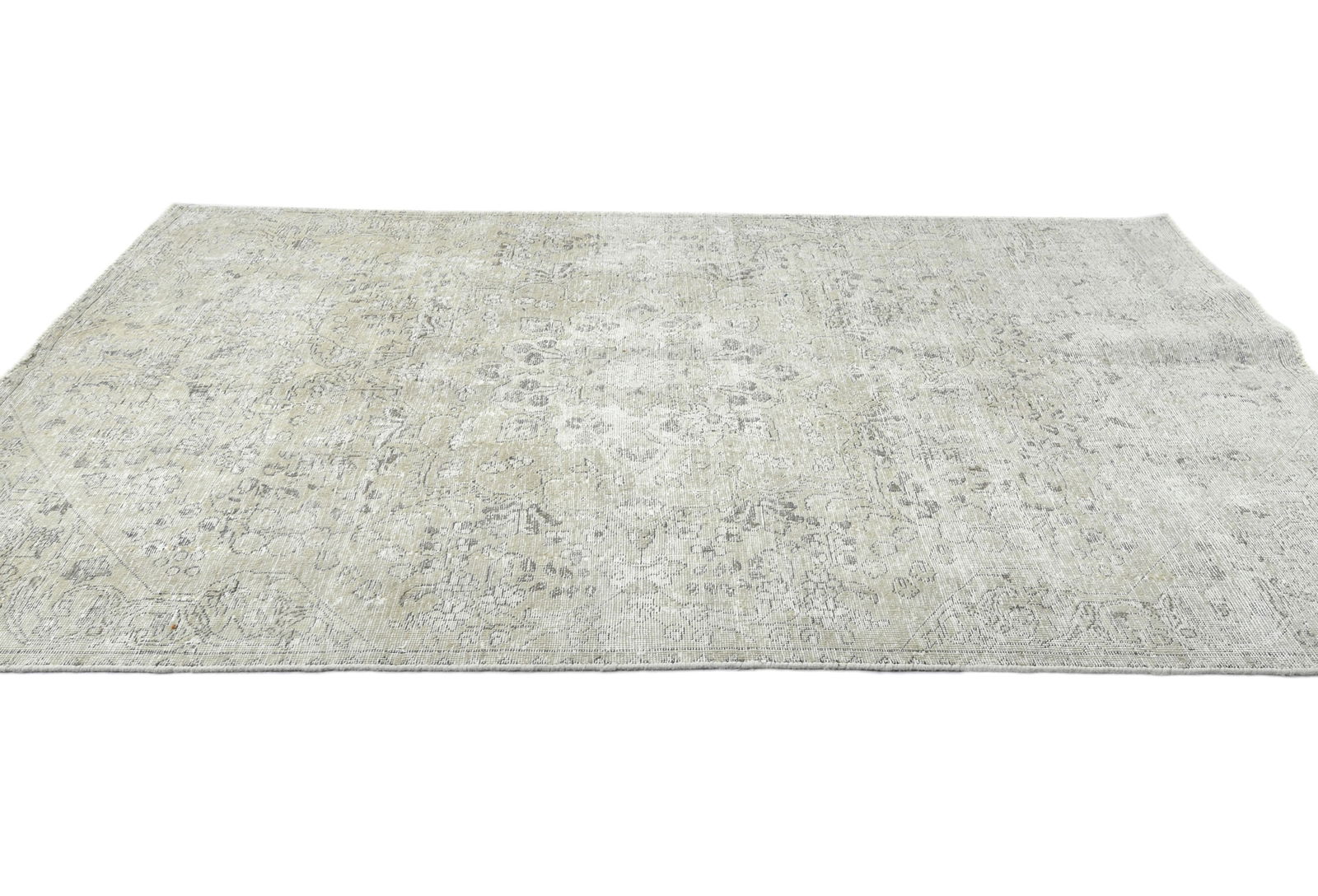 Antique Floral Traditional 5X8 Distressed Vintage Oriental Rug - 4