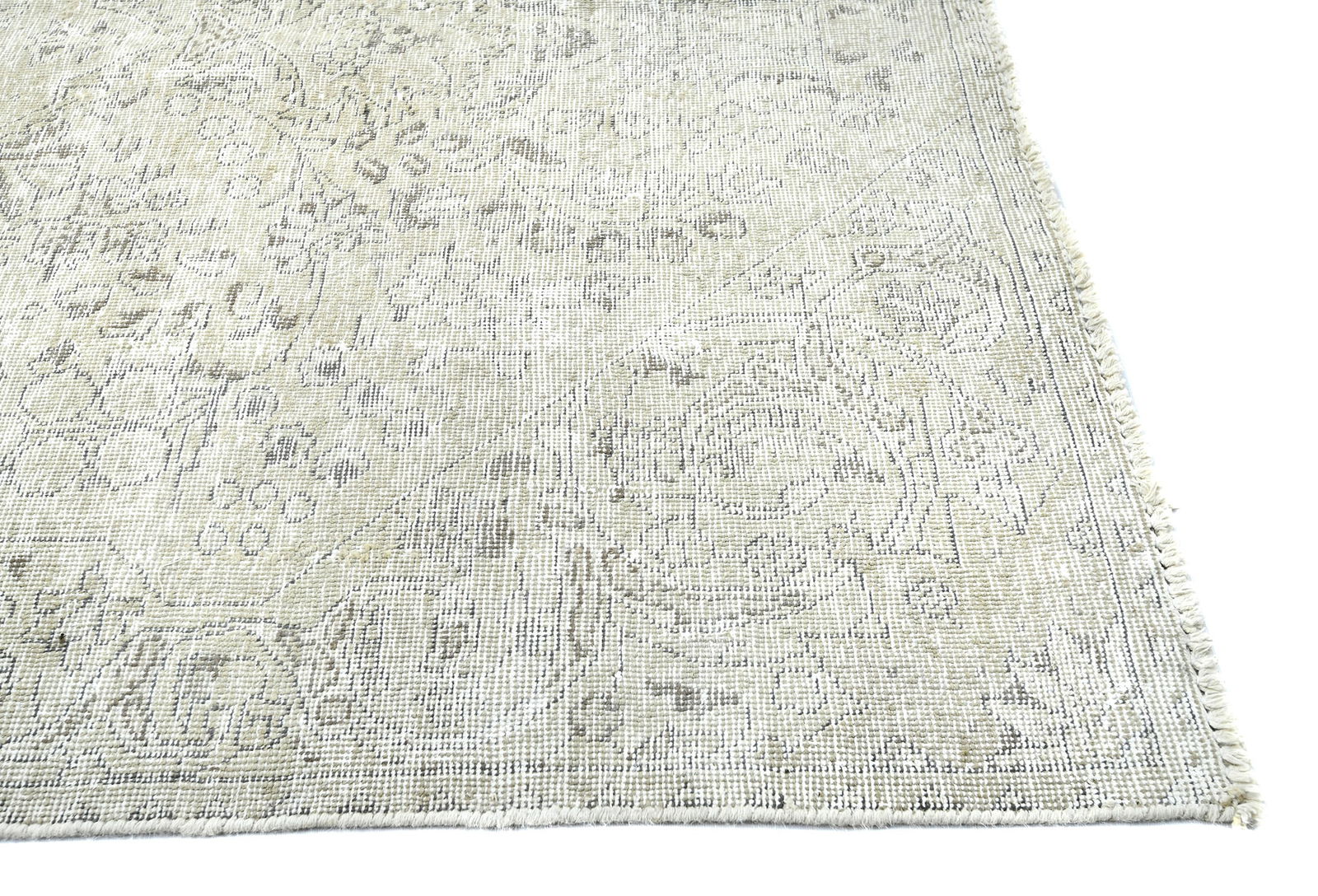 Antique Floral Traditional 5X8 Distressed Vintage Oriental Rug - 8