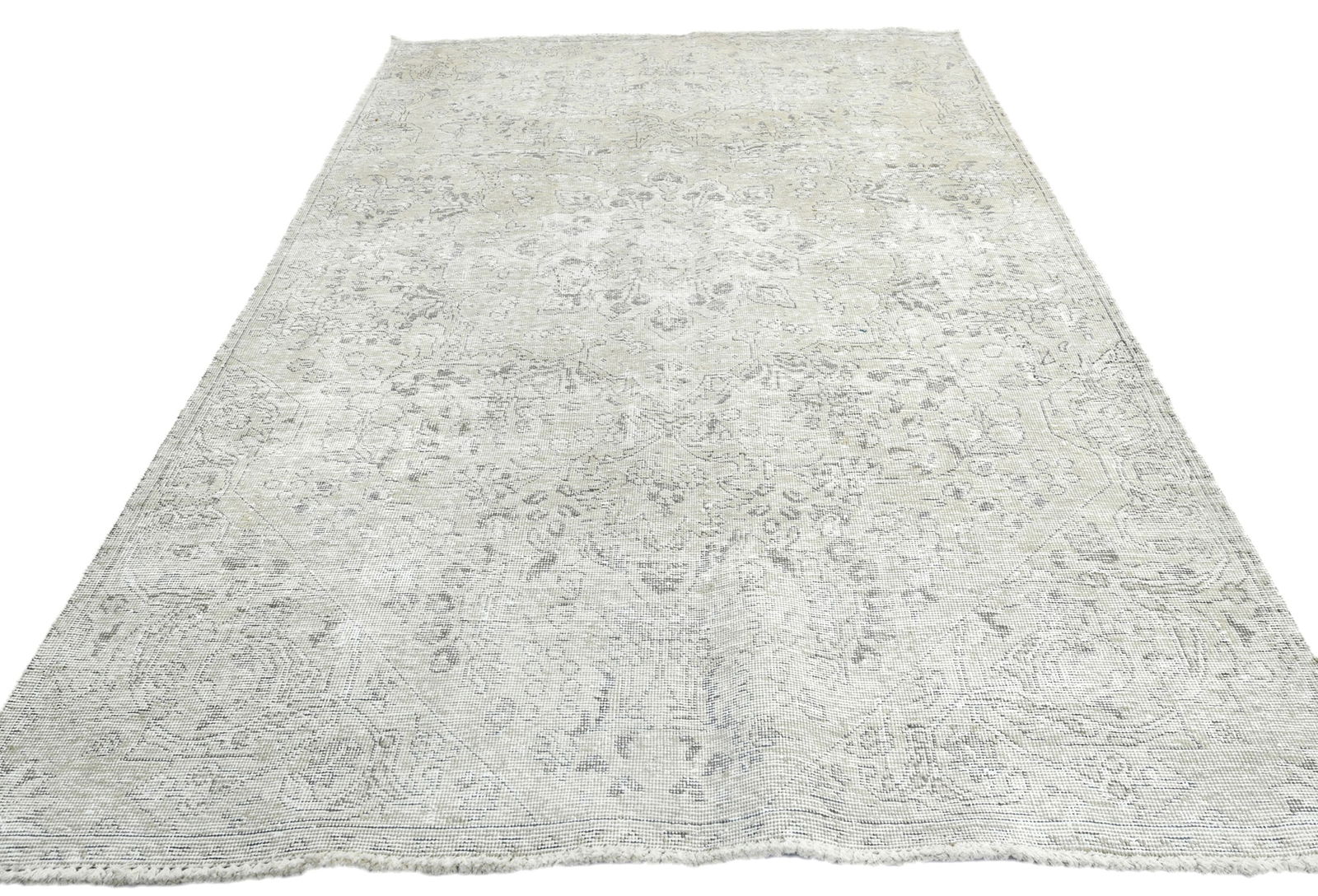 Antique Floral Traditional 5X8 Distressed Vintage Oriental Rug - 9