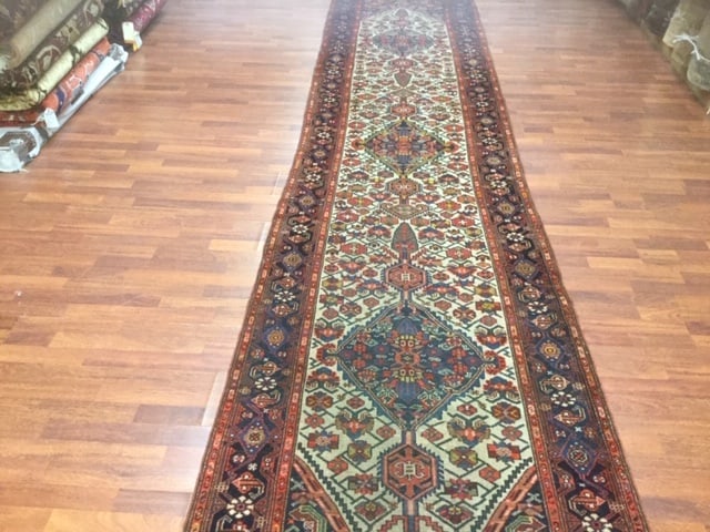 Antique Persian Malayer Runner-3976 - 2