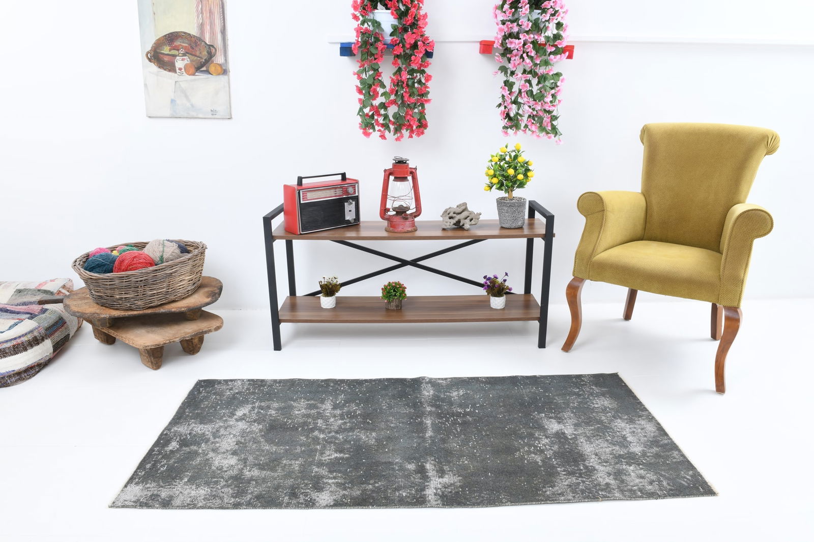 2'5'' x 5'6'' Turkish Vintage Runner Rug - 7146 - 3