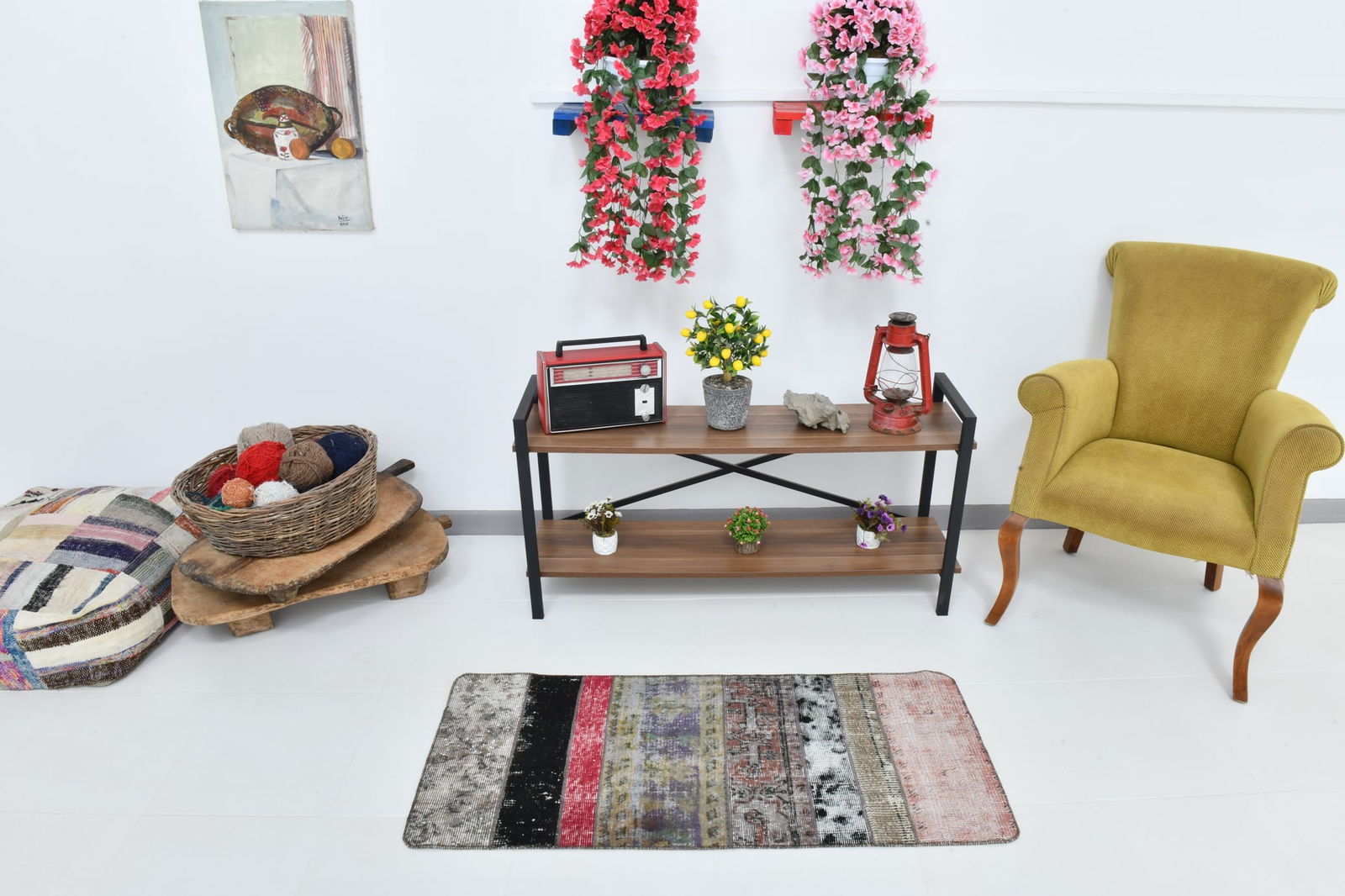 1'9'' x 4'1'' Turkish Vintage Runner Rug - 22655 - 5