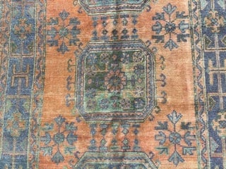 Antique Turkish Ushak Rug-2472 - 5