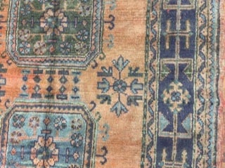 Antique Turkish Ushak Rug-2472 - 6