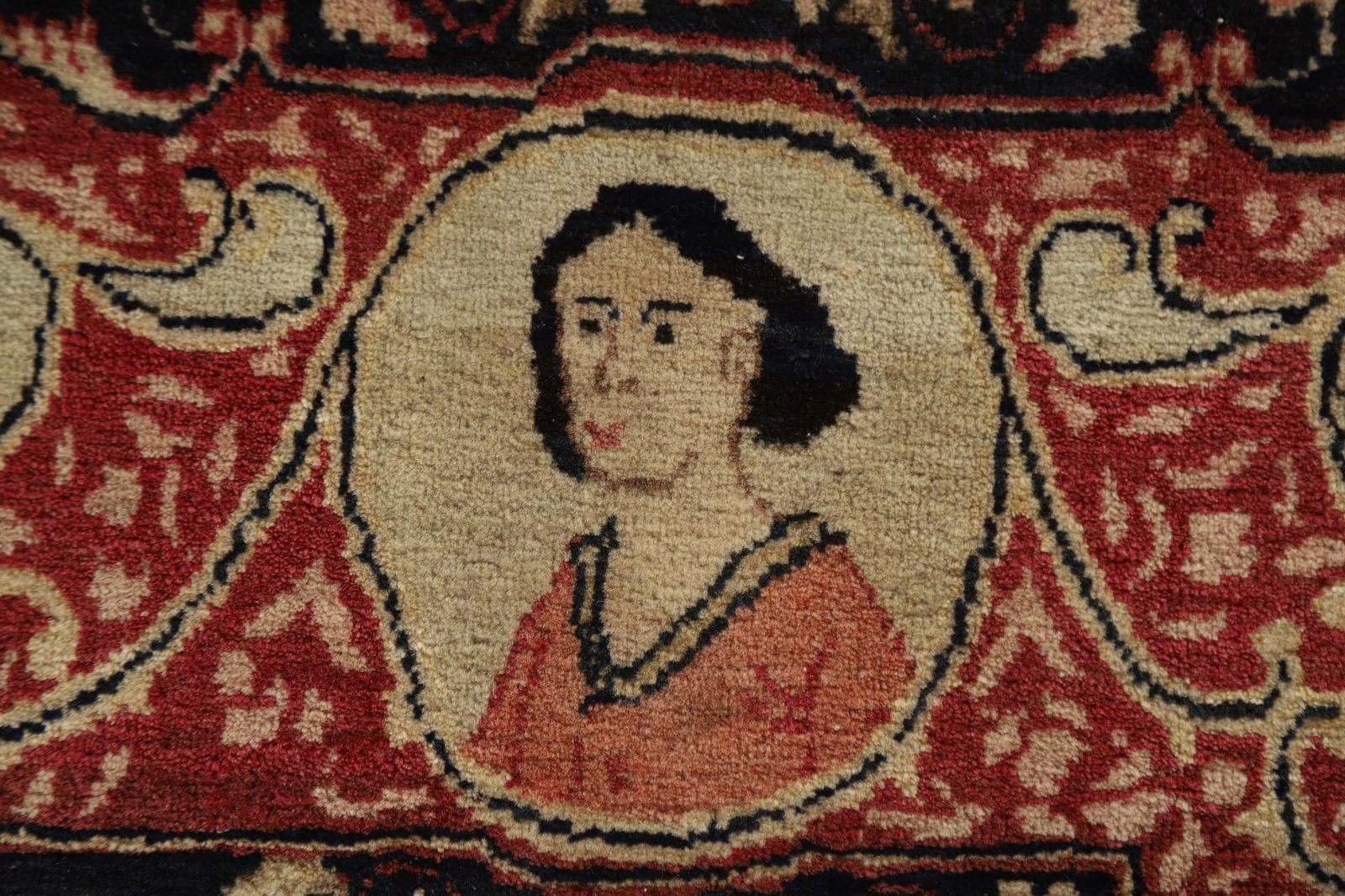 Pre-1900 Antique Vegetable Dye Isfahan Persian Rug 4x7 - 19