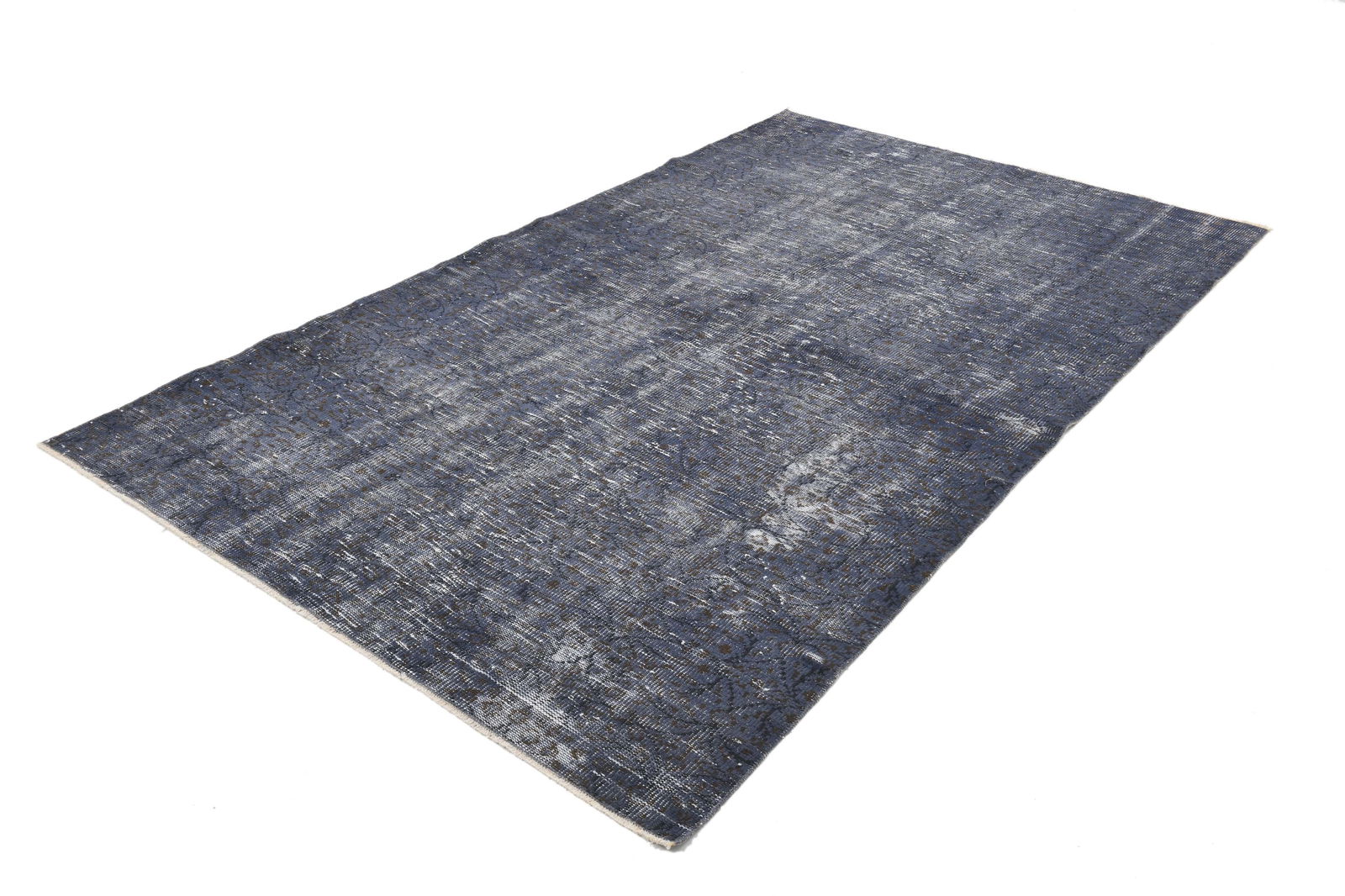 4'10'' x 7'11'' Handmade Vintage Wool Rug - 24778 - 2